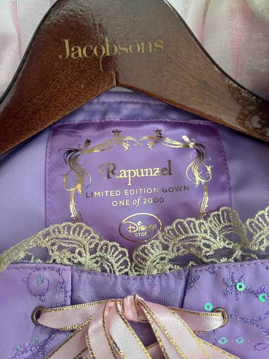 Disney Store Rapunzel Limited Edition Gown Size 6 — 1 of 2000 - Picture 4 of 4
